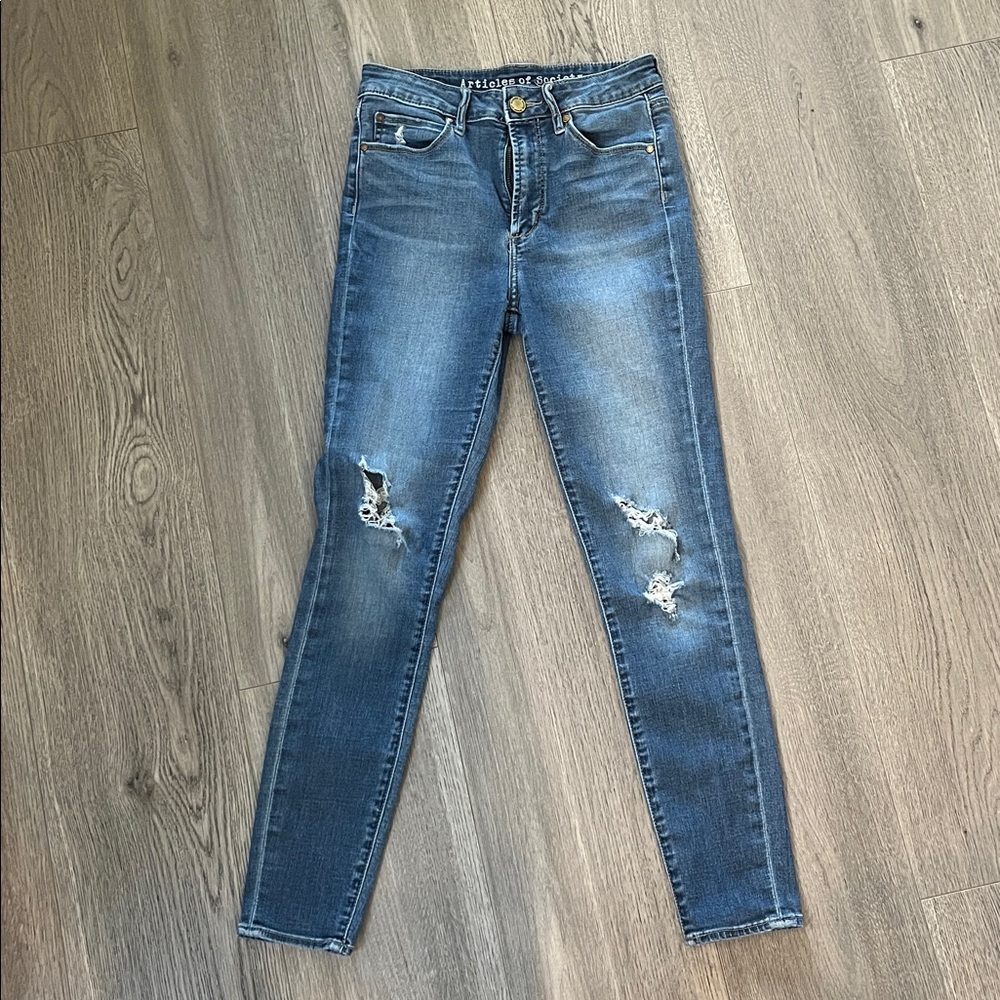 Articles Of Society Blue Skinny Jeans